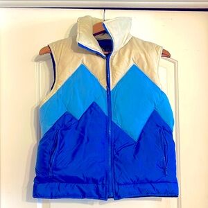 St. Moritz Vintage Down Puffer Vest in Mint Condition Size Medium